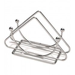 Porta Guardanapos 14cm Aço Inox Utensilios